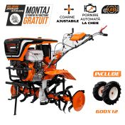 Motosapatoare RURIS 918 K PRO + roti cauciuc 6.00-12  18 CP