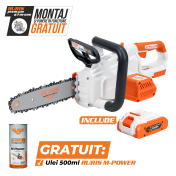 Promo Electroferastrau pe acumulator RURIS 2524e Power Alfa UP {contine acumulator 2400e x-charge}