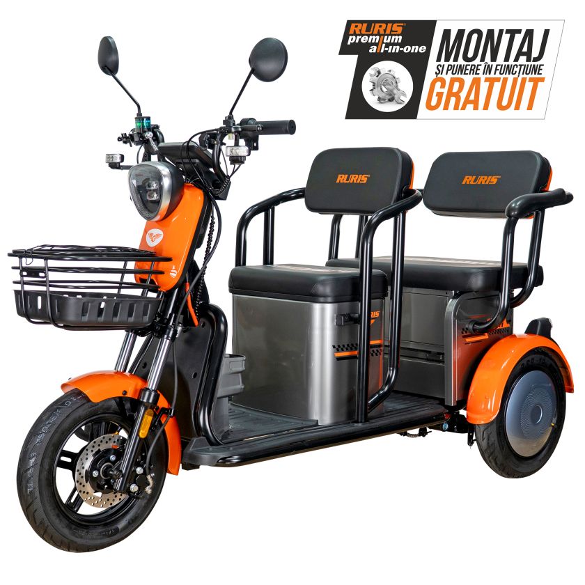 Triciclu electric Cargo RURIS PILOT 3020 G 2000 W