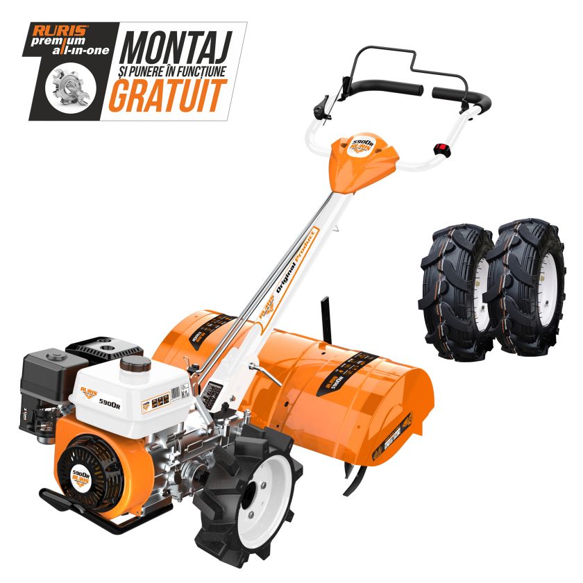 Motosapa RURIS 5900 R + roti cauciuc 5.00-6 7 CP
