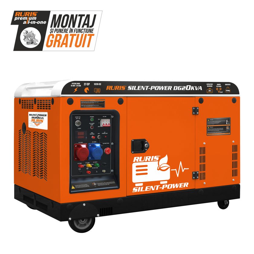 Generator RURIS Silent-Power DG20KVA  27 CP - 18 kW