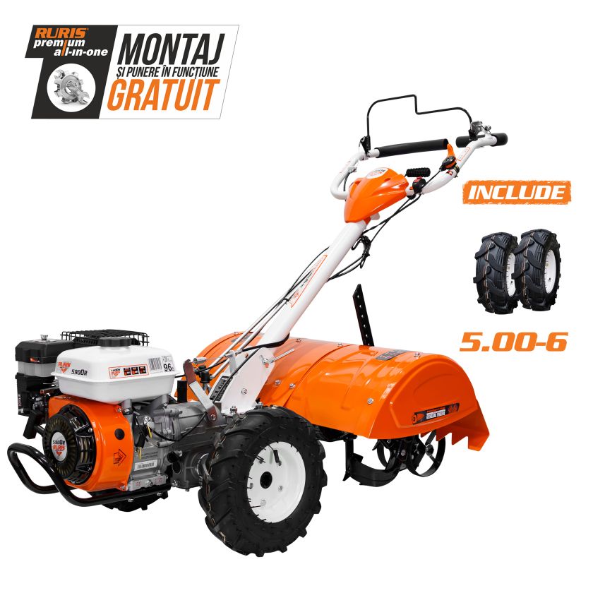 Motosapa RURIS 5900 R + roti cauciuc 5.00-6 7 CP
