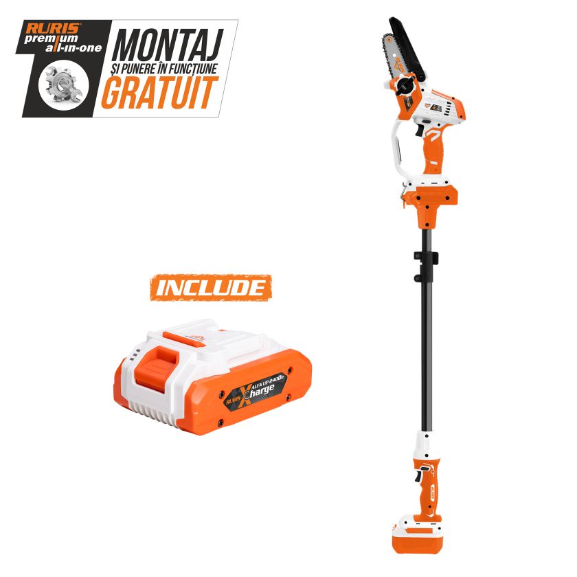 Electroferastrau telescopic pe acumulator RURIS 1424e Power Alfa UP   {contine acumulator 2400e x-charge}