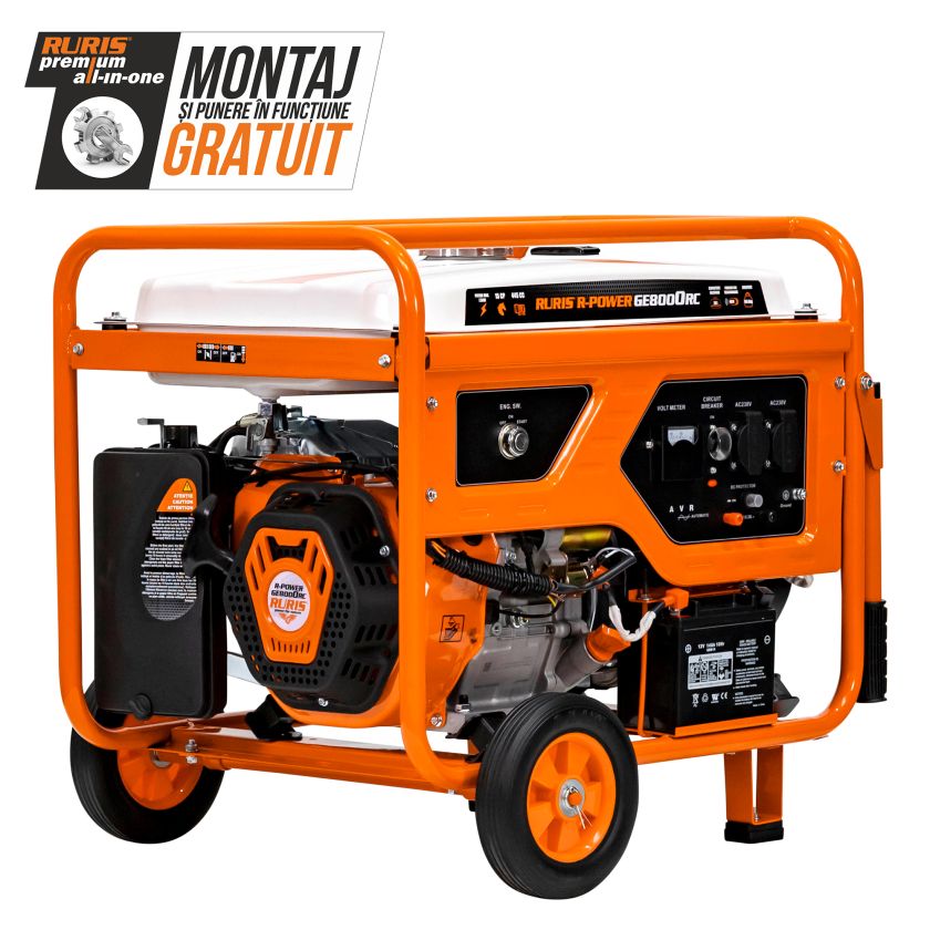 Generator curent RURIS R-Power GE 8000 RC 15 CP monofazat -  7.5 kW