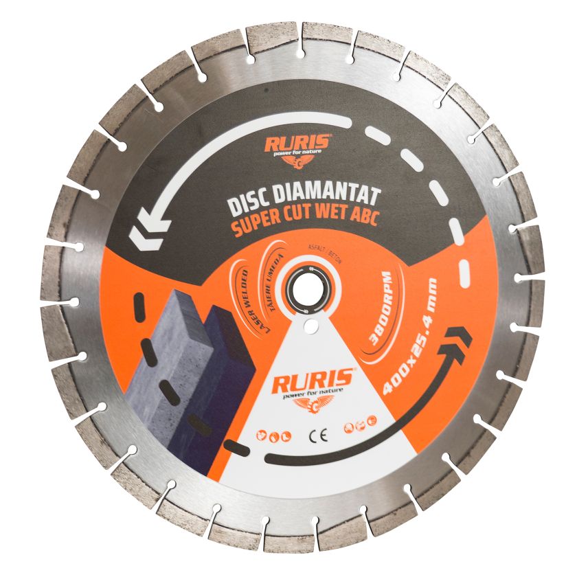 Disc RURIS Super Cut Wet ABC 400x25.4