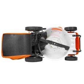 Masina de tuns gazon pe acumulator RURIS RXI4744e, 2x20V, autopropulsie, latime de taiere 470mm, fara acumulatori si incarcator in setul de livrare