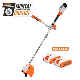 Motocoasa pe Acumulator RURIS 3044e Power Alfa UP {contine 2 acumulatori 2400e x-charge}