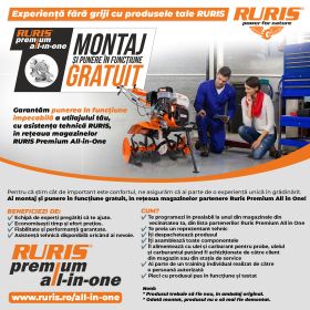 Masina Electrica RURIS Pilot GT500 Alb 2000 W