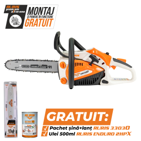 Promo Motoferastrau RURIS RM 300  1.5  CP 