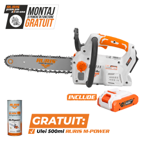 Promo Electroferastrau pe acumulator RURIS 2624e  {contine acumulator 2400e x-charge}