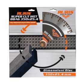 Disc RURIS Super Cut Wet BBAG 350x25.4
